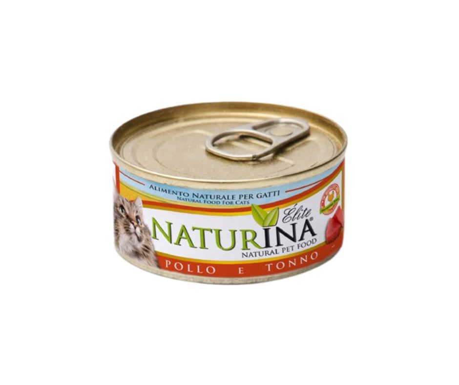 Naturina Elite Pollo e Tonno 70g Lattina Gatti - Animaliapet