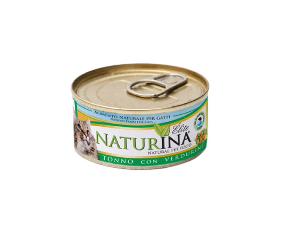 Naturina Elite Tonno e Verdurine 70g Lattina Gatti - Animaliapet