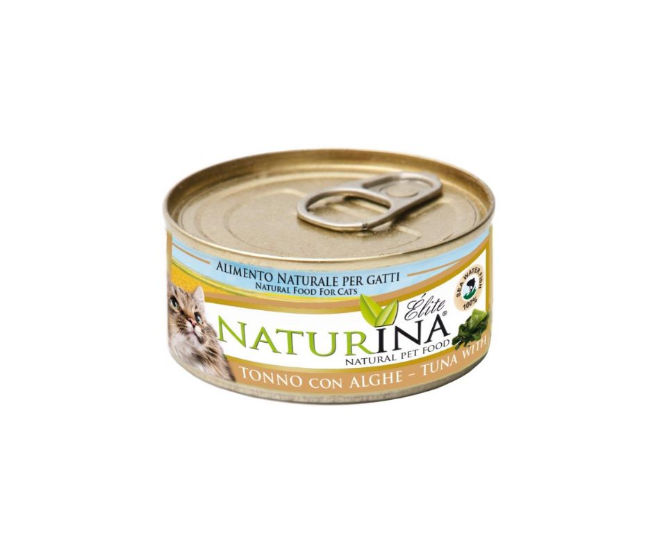 Naturina Elite Tonno e Alghe 70g Lattina Gatti - Animaliapet