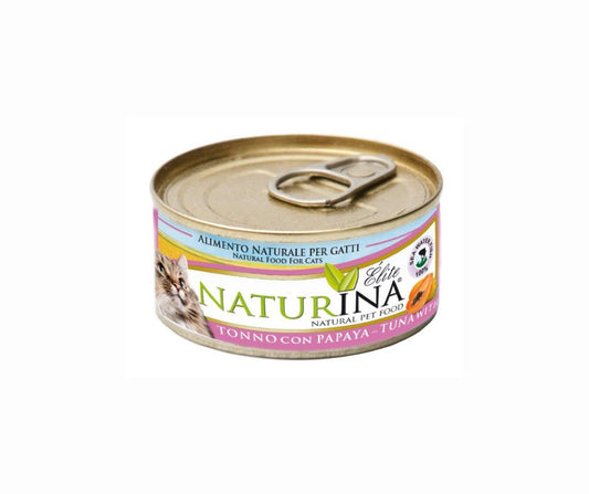 Naturina Elite Tonno e Papaya 70g Lattina Gatti - Animaliapet