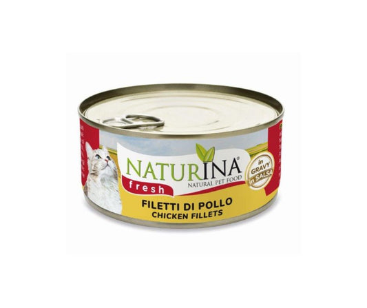 Naturina Fresh Filetto di Pollo 70g Lattina Gatti - Animaliapet