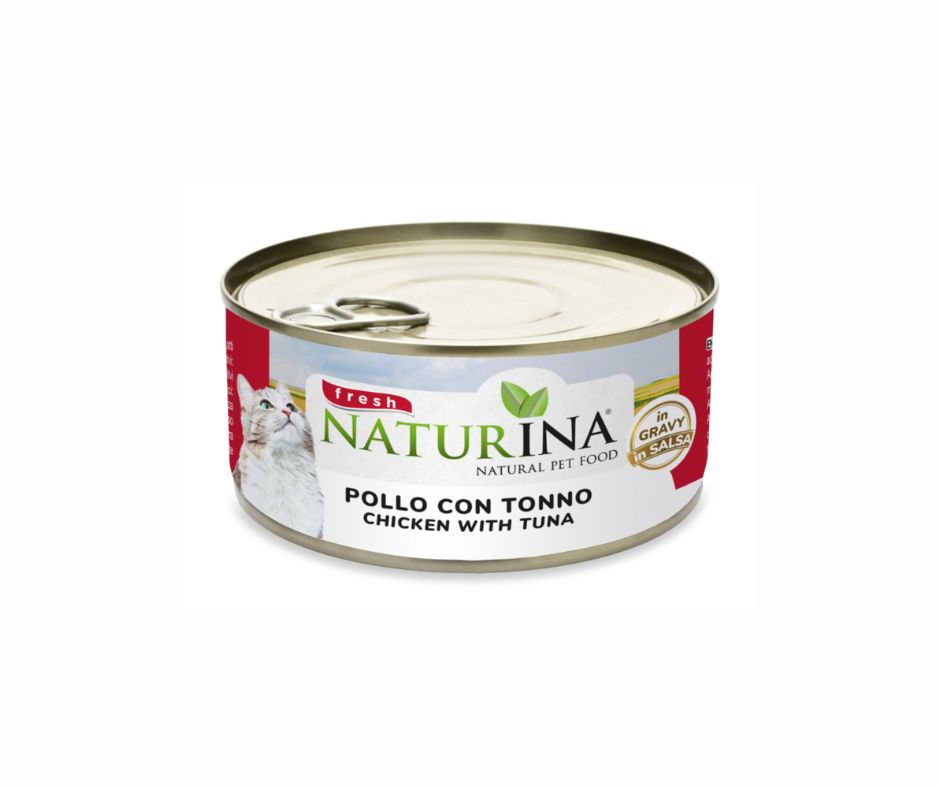 Naturina Fresh Pollo e Tonno 70g Lattina Gatti - Animaliapet