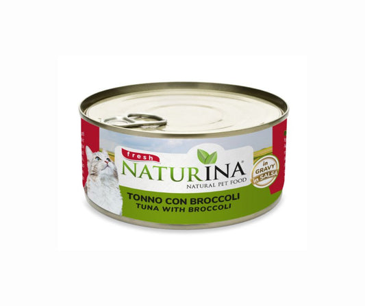 Naturina Fresh Tonno e Broccoli 70g Lattina Gatti - Animaliapet