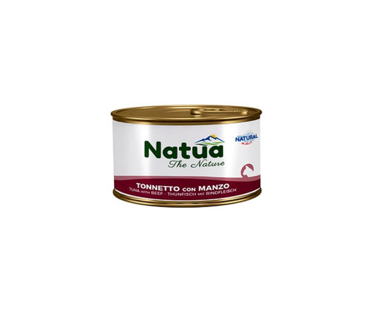 Natua Natural Tonnetto e Manzo in Jelly Lattina 85g Gatti - Animaliapet