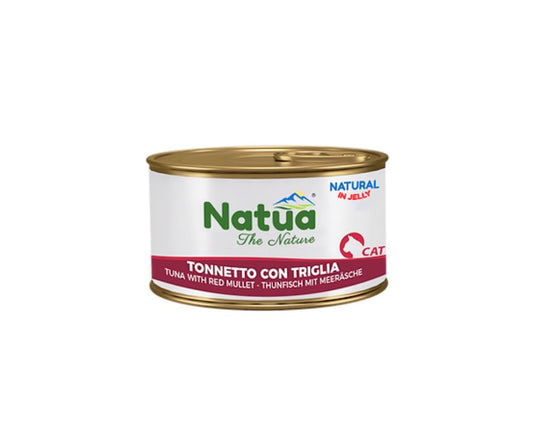 Natua Natural Tonnetto e Triglia in Jelly Lattina 85g Gatti - Animaliapet