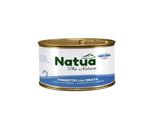 Natua Natural Tonnetto e Orata in Jelly Lattina 85g Gatti - Animaliapet