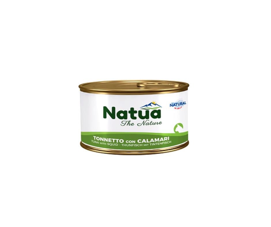 Natua Natural Tonnetto e Calamari in Jelly Lattina 85g Gatti - Animaliapet