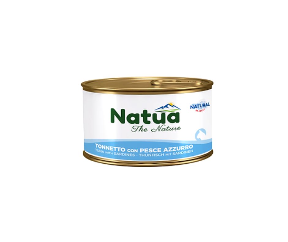 Natua Natural Tonnetto e Pesce Azzurro in Jelly Lattina 85g Gatti - Animaliapet