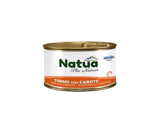 Natua Natural Tonno e Carote in Brodo Lattina 85g Gatti - Animaliapet