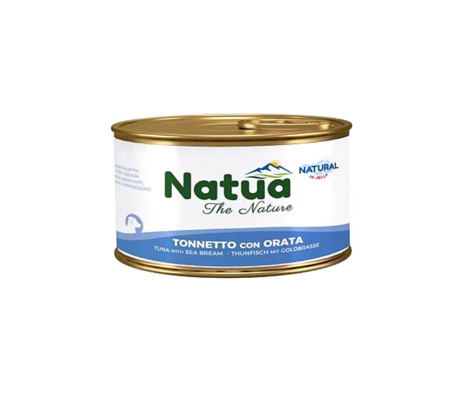 Natua Natural Tonnetto e Orata in Jelly Lattina 85g Cani - Animaliapet