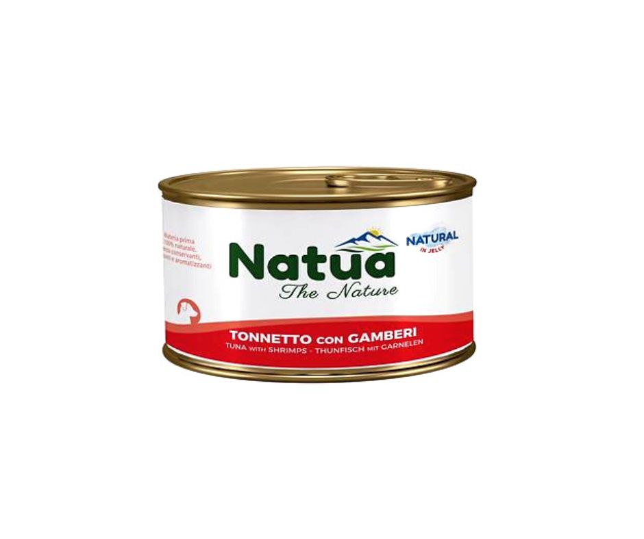 Natua Natural Tonnetto e Gamberi in Jelly Lattina 85g Cani - Animaliapet