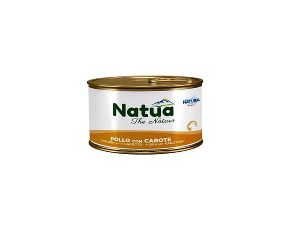 Natua Natural Pollo e Carote in Jelly Lattina 85g Cani - Animaliapet