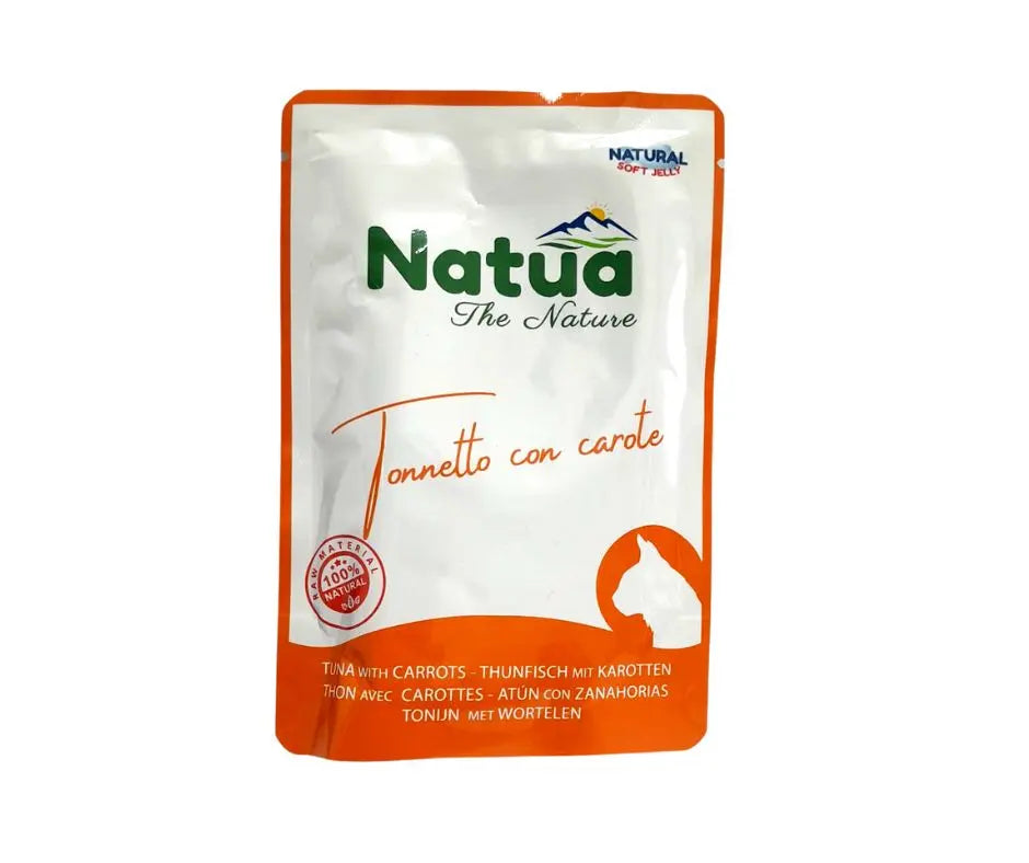 Natua Tonnetto con Carote soft jelly bustina 70g Gatti - Animaliapet