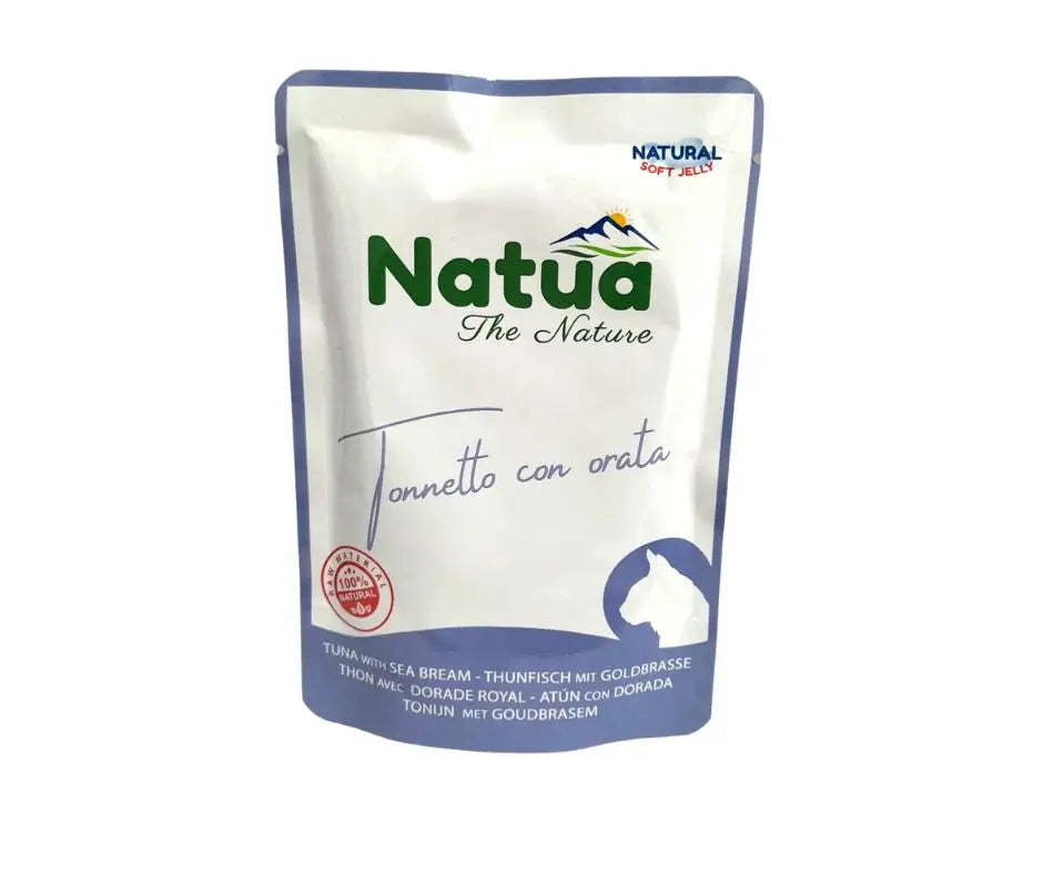 Natua Tonnetto con Orata soft jelly bustina 70g Gatti Natua