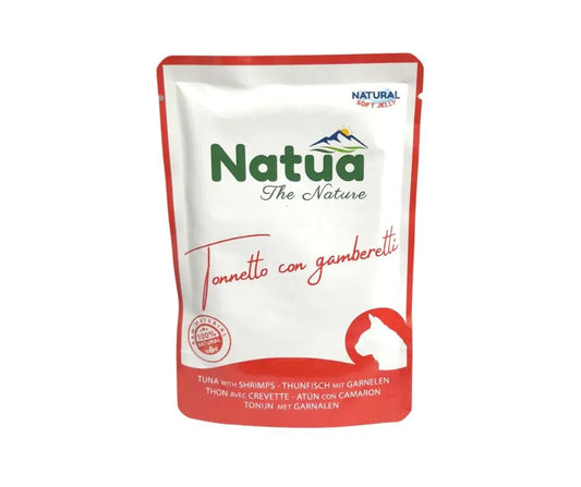 Natua Tonnetto con Gamberetti soft jelly bustina 70g Gatti - Animaliapet