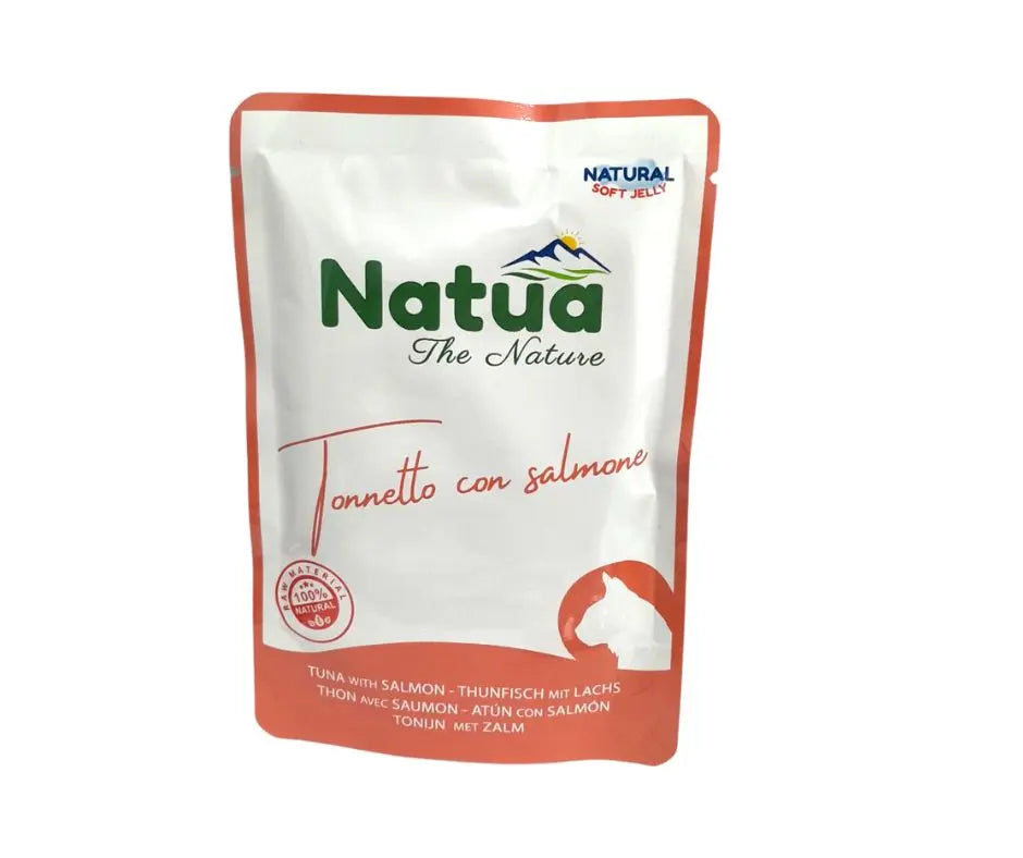 Natua Tonnetto con Salmone soft jelly bustina 70g Gatti - Animaliapet