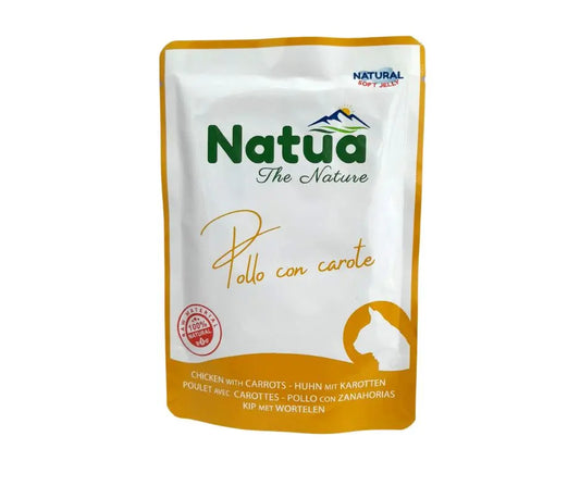 Natua Pollo con Carote soft jelly bustina 70g Gatti - Animaliapet