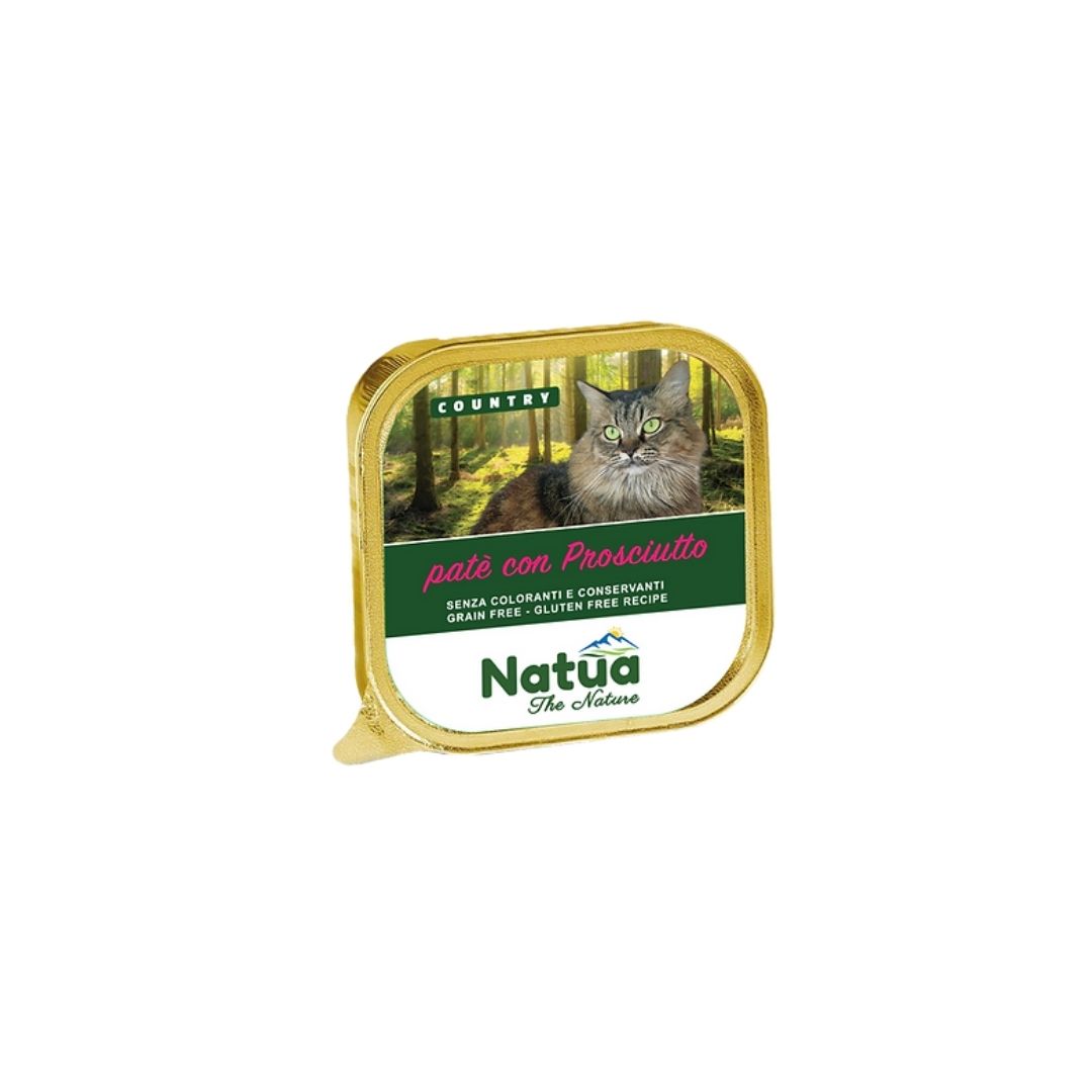 Natua Country Prosciutto in Patè Vaschetta 100g Gatti - Animaliapet