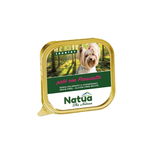 Natua Country Prosciutto in Patè Vaschetta 100g Cani - Animaliapet