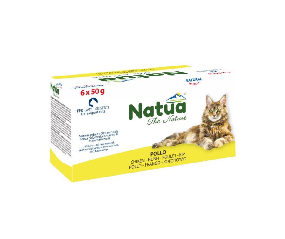 Natua Multipack Pollo in Jelly Lattina 6x50g Gatti - Animaliapet