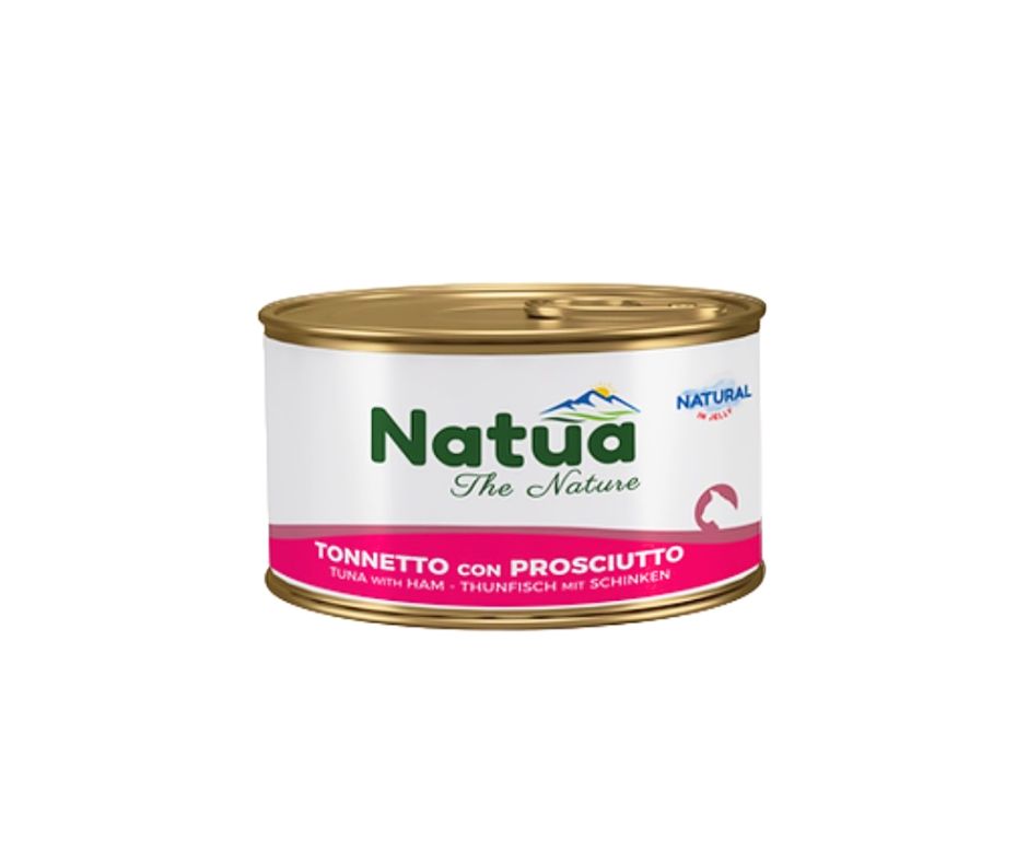 Natua Natural Tonnetto e Prosciutto in Jelly Lattina 150g Gatti - Animaliapet