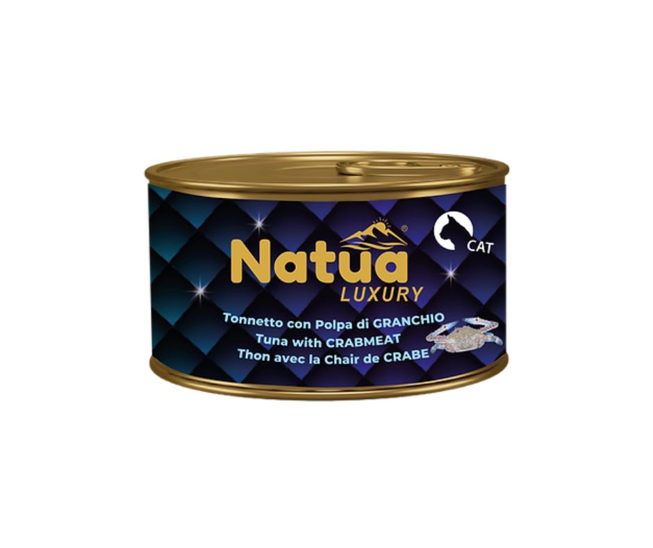 Natua Luxury Tonnetto e Polpa di Granchio Lattina 85g Gatti - Animaliapet