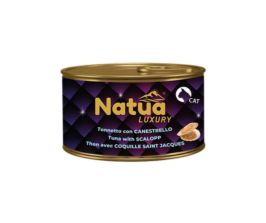 Natua Luxury Tonnetto e Canestrello Lattina 85g Gatti - Animaliapet