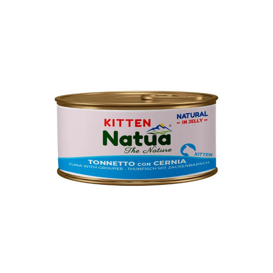 Natua Natural Tonnetto e Cernia in Jelly Lattina 85g Kitten