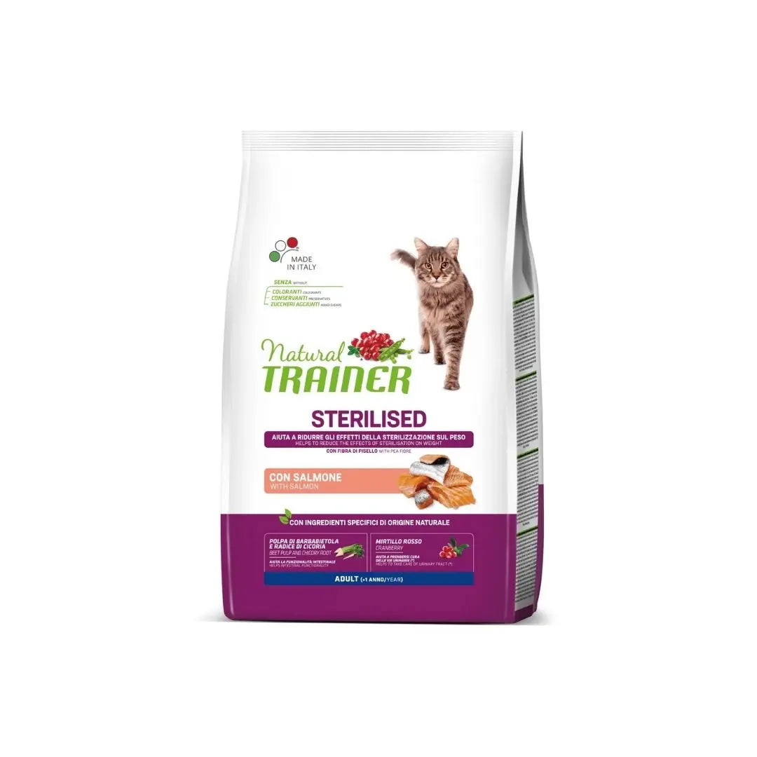 Trainer Sterilised Salmone 1,5Kg Crocchette Gatti AdultiCrocchette GattiAnimaliapet