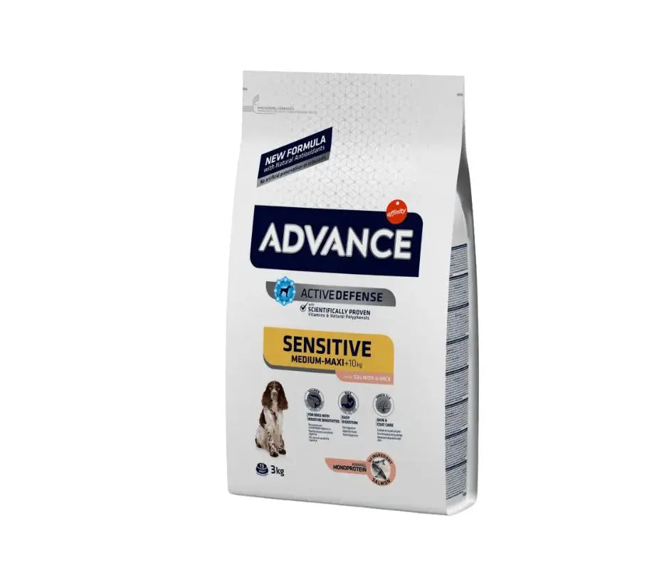 Advance Sensitive Medium Maxi con Salmone 3Kg Crocchette Cani AdultiCrocchette CaniAnimaliapet