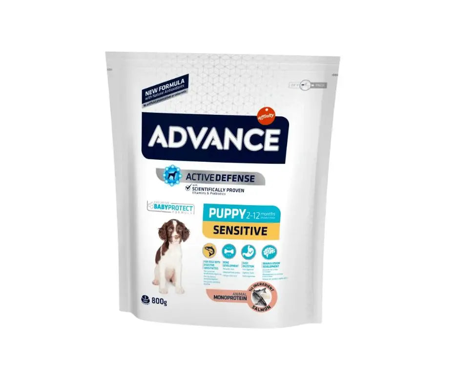 Advance Sensitive Puppy con Salmone 800g Crocchette Cani CuccioliCrocchette CaniAnimaliapet