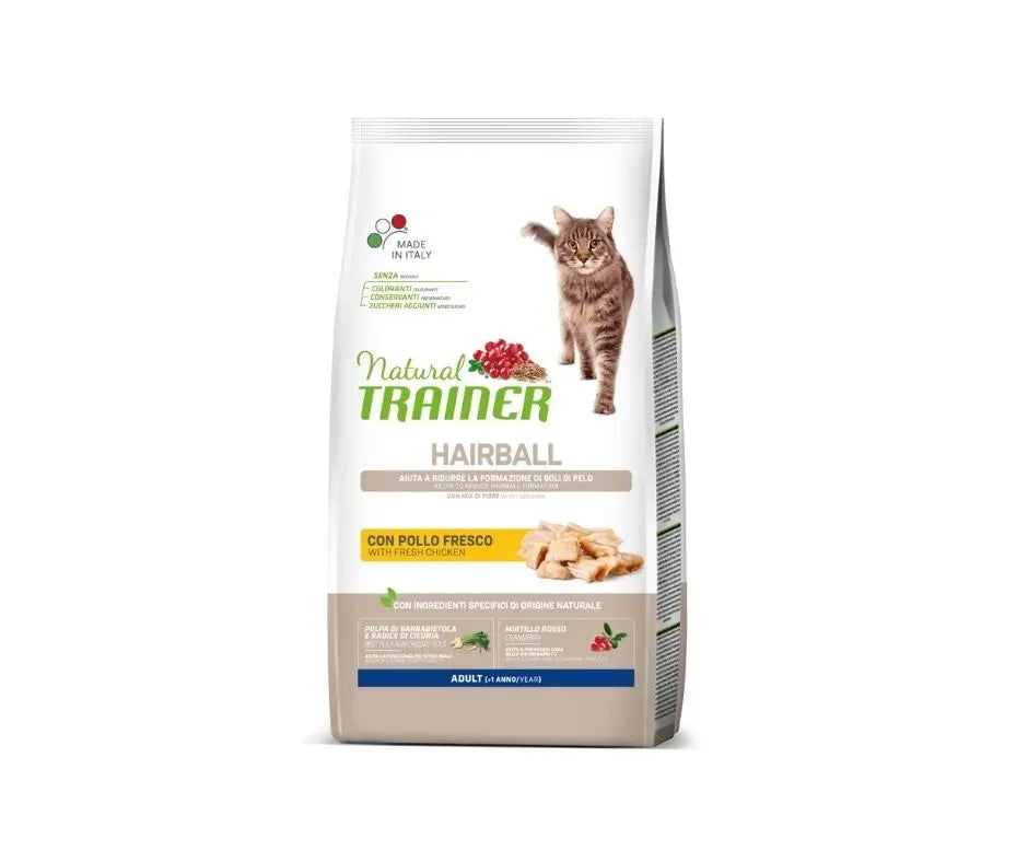 Trainer Natural Hairball Pollo 300g Crocchette Gatti AdultiCrocchette GattiAnimaliapet