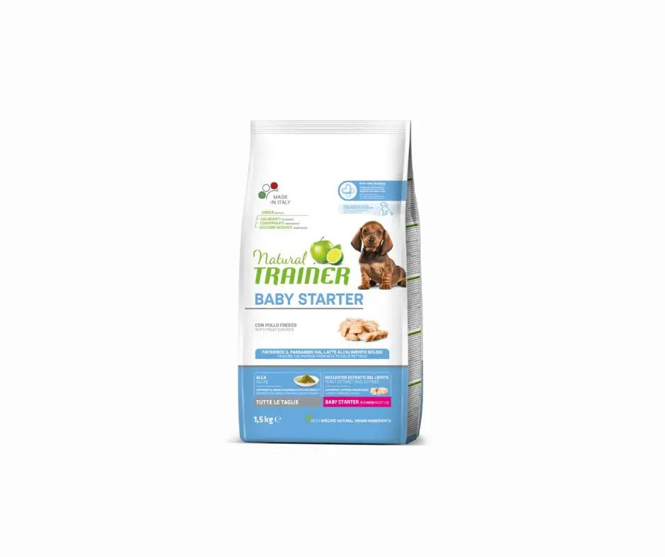 Trainer Natural Baby Starter Carni Bianche 1,5Kg Crocchette CuccioliCrocchette CaniAnimaliapet