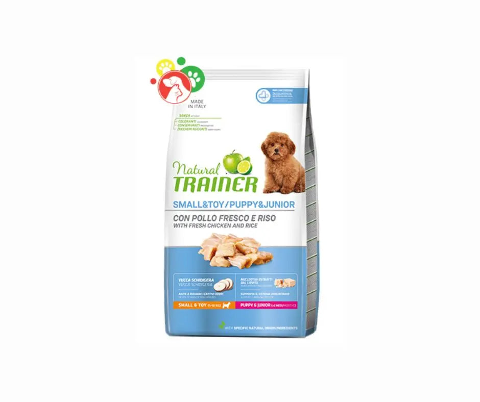 Trainer Natural Puppy e Junior Pollo 800g Crocchette Cani Cuccioli SmaCrocchette CaniAnimaliapet