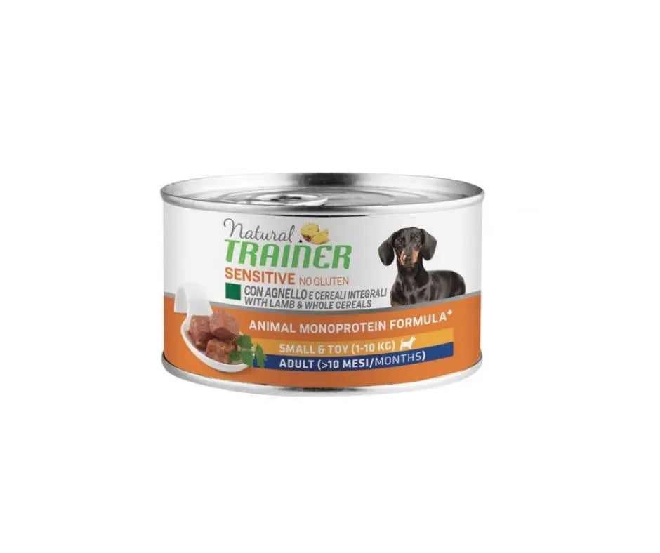 Trainer Sensitive Agnello Small e Toy Adult 150g Lattina Cani Adulti - Animaliapet