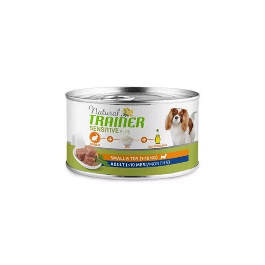 Trainer Natural Sensitive Plus Coniglio 150g Lattina Cani Small&Toy Adult