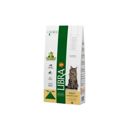 Libra Cat Adult Pollo Crocchette 8Kg Gatti Adulti - Animaliapet