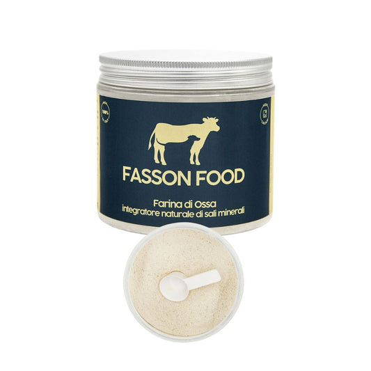 Fasson Food Farina di Ossa Bovine 300g Snack per Cani - Animaliapet