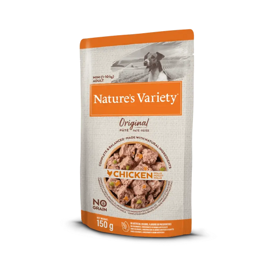 Nature's Variety Original Patè Pollo 150gr bustina cani mini adult - Animaliapet