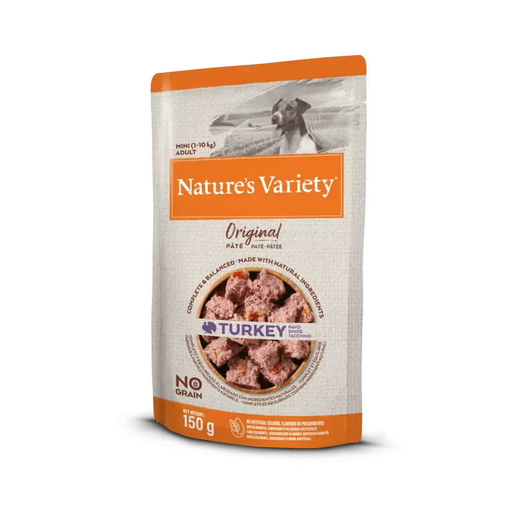 Nature's Variety Original Patè Tacchino 150gr Bustina cani mini adult - Animaliapet