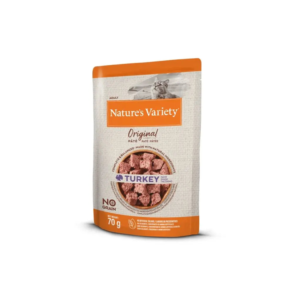 Nature's Variety Original Patè Tacchino 70gr Bustina Gatti Adulti - Animaliapet