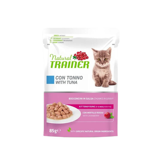 Trainer Natural Kitten e Young Tonno 85g Bustina Gattini