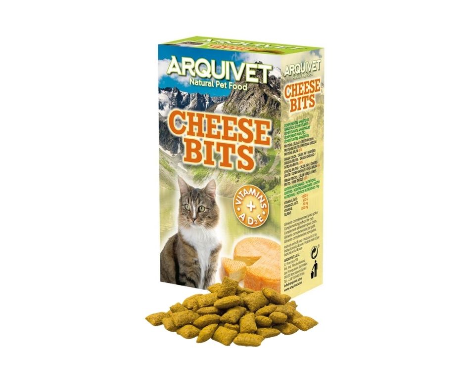 Arquivet Cheese Bits 40g Snack al Formaggio per Gatti - Animaliapet