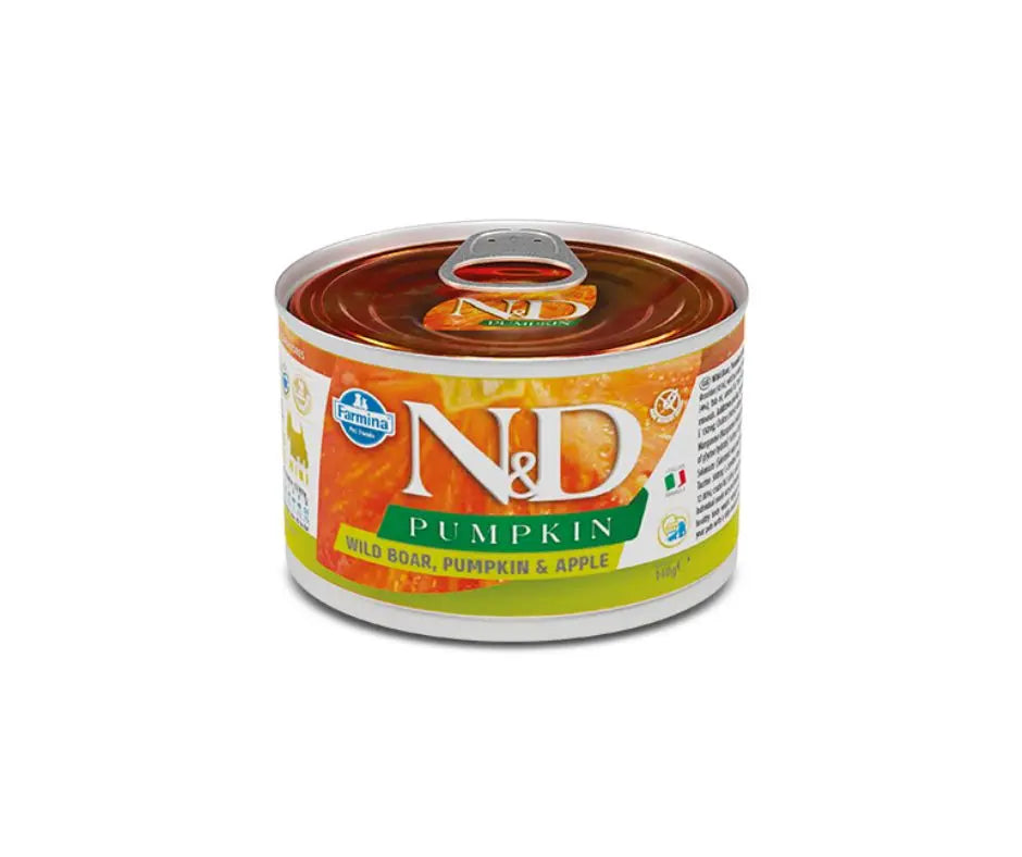 Farmina N&D Pumpkin Cinghiale Zucca Mela 140g Lattina Cani AdultiLattina Umido CaniAnimaliapet