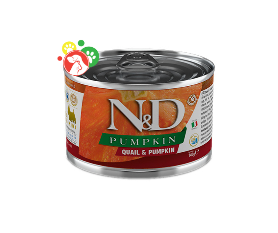 Farmina N&D Pumpkin Quaglia e Zucca 140g Lattina Cani Adulti - Animaliapet