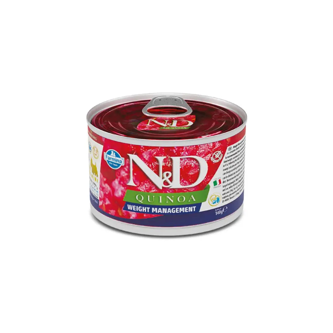 Farmina N&D Quinoa Weight Management 140g Lattina Cani AdultiLattina Umido CaniAnimaliapet