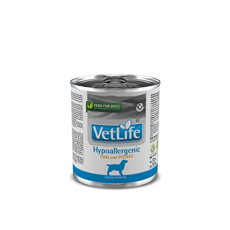 Farmina Vetlife Hypoallergenic Pesce e Patate 300g lattina Cani - Animaliapet