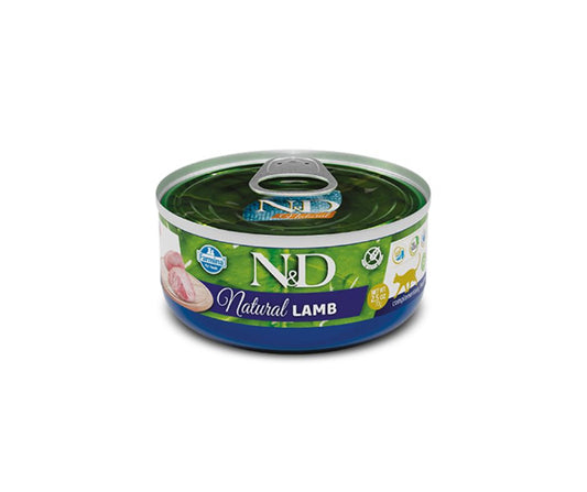 Farmina N&D Natural Agnello Lattina 70g Gatti Adulti - Animaliapet