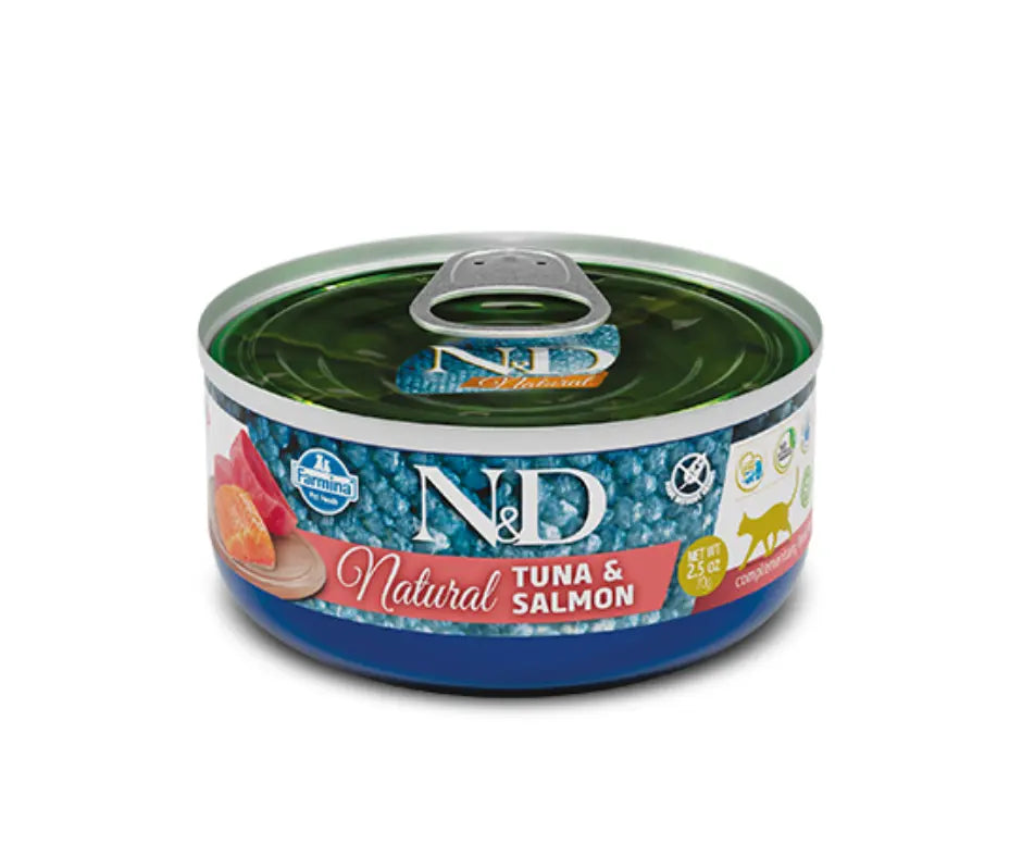 Farmina N&D Natural Tonno e Salmone 70g Lattina Gatti Adulti - Animaliapet