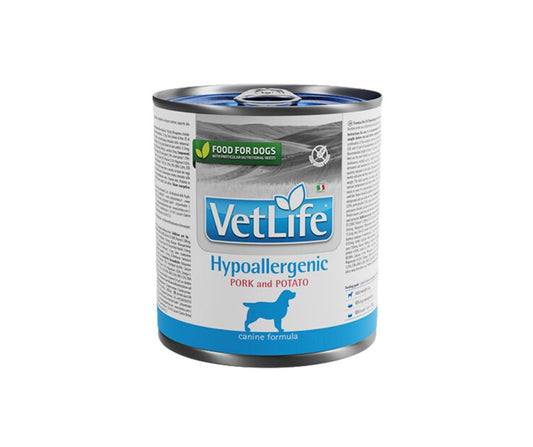 Farmina Vetlife Hypoallergenic Maiale e Patate 300g Lattina Cani - Animaliapet